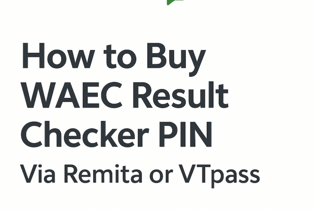 How to Buy WAEC Result Checker PIN Via Remita or VTpass
