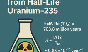 How to Calculate Decay Constant from Half-Life – Uranium-235